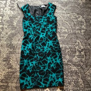 Calvin Klein abstract dress
